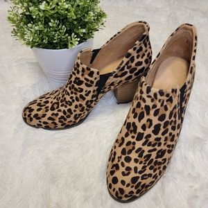 Cheetah Print Booties | Size 9